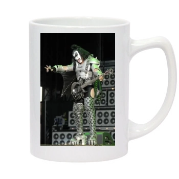 KISS 14oz White Statesman Mug