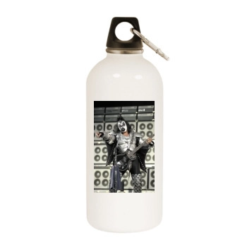 KISS White Water Bottle With Carabiner