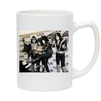 KISS 14oz White Statesman Mug