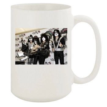 KISS 15oz White Mug