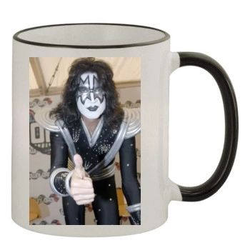 KISS 11oz Colored Rim & Handle Mug