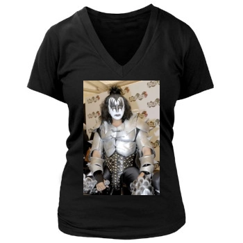 KISS Women's Deep V-Neck TShirt