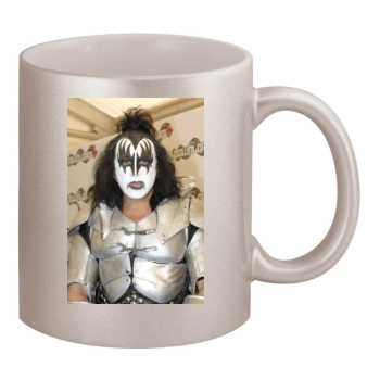 KISS 11oz Metallic Silver Mug