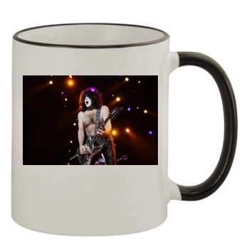 KISS 11oz Colored Rim & Handle Mug