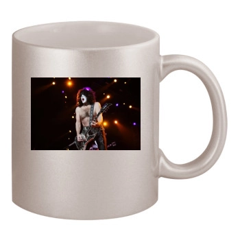 KISS 11oz Metallic Silver Mug