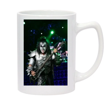 KISS 14oz White Statesman Mug