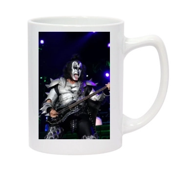 KISS 14oz White Statesman Mug