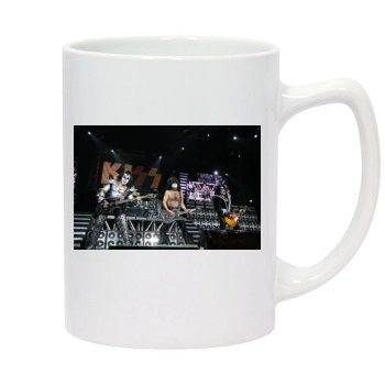 KISS 14oz White Statesman Mug