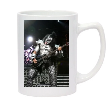 KISS 14oz White Statesman Mug