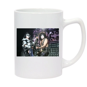 KISS 14oz White Statesman Mug