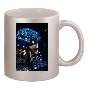 KISS 11oz Metallic Silver Mug