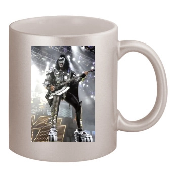 KISS 11oz Metallic Silver Mug