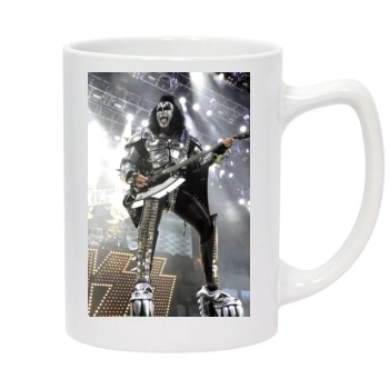 KISS 14oz White Statesman Mug