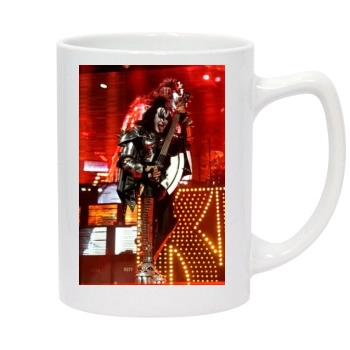 KISS 14oz White Statesman Mug