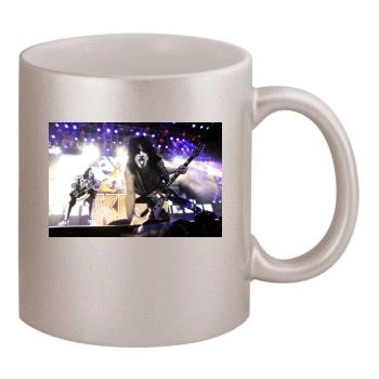 KISS 11oz Metallic Silver Mug