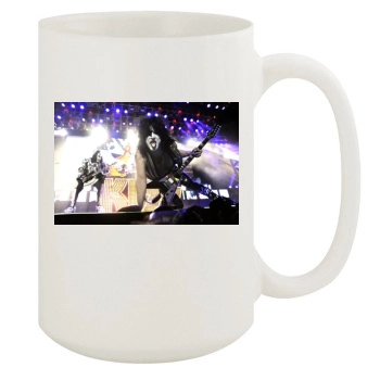 KISS 15oz White Mug