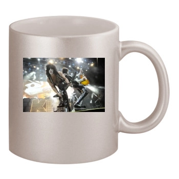 KISS 11oz Metallic Silver Mug