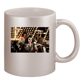 KISS 11oz Metallic Silver Mug