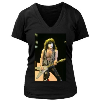 KISS Women's Deep V-Neck TShirt