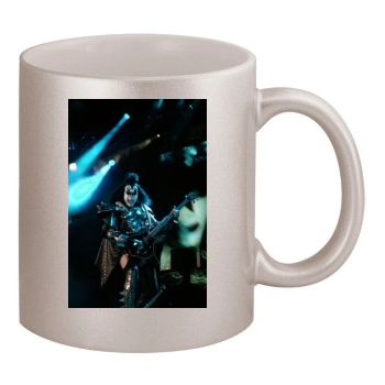 KISS 11oz Metallic Silver Mug