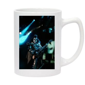 KISS 14oz White Statesman Mug