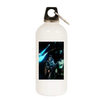 KISS White Water Bottle With Carabiner