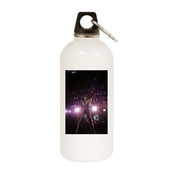 KISS White Water Bottle With Carabiner