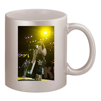 KISS 11oz Metallic Silver Mug