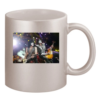 KISS 11oz Metallic Silver Mug