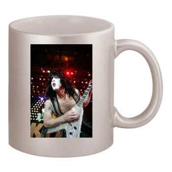 KISS 11oz Metallic Silver Mug