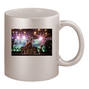 KISS 11oz Metallic Silver Mug