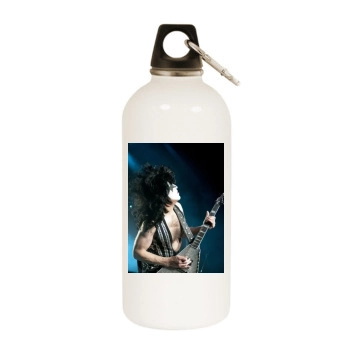 KISS White Water Bottle With Carabiner