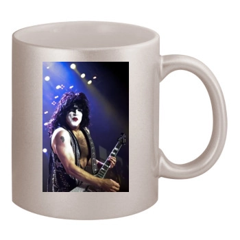 KISS 11oz Metallic Silver Mug