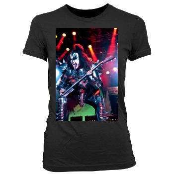 KISS Women's Junior Cut Crewneck T-Shirt