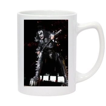 KISS 14oz White Statesman Mug