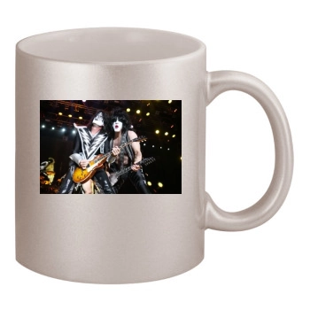 KISS 11oz Metallic Silver Mug