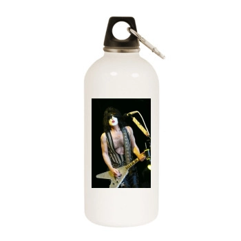 KISS White Water Bottle With Carabiner