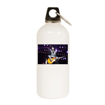 KISS White Water Bottle With Carabiner