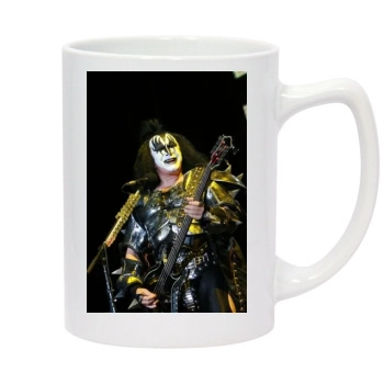 KISS 14oz White Statesman Mug