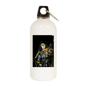 KISS White Water Bottle With Carabiner