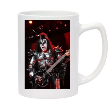 KISS 14oz White Statesman Mug