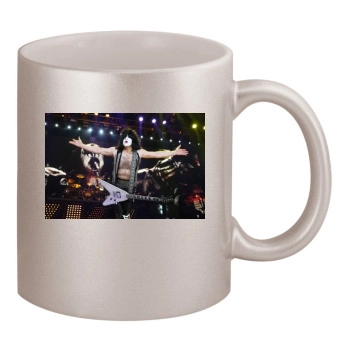 KISS 11oz Metallic Silver Mug