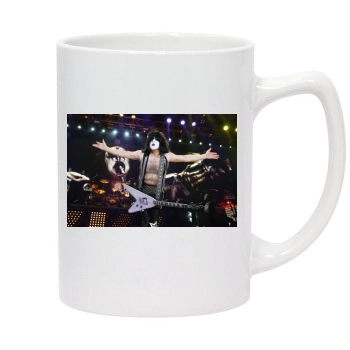 KISS 14oz White Statesman Mug