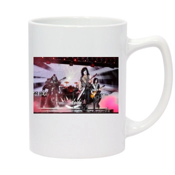 KISS 14oz White Statesman Mug