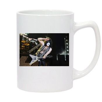 KISS 14oz White Statesman Mug