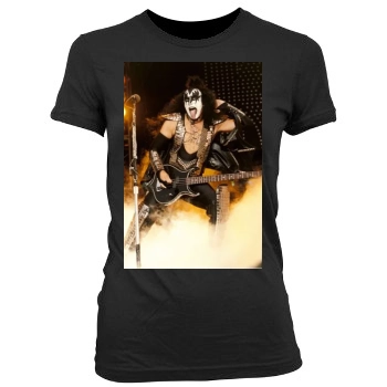 KISS Women's Junior Cut Crewneck T-Shirt