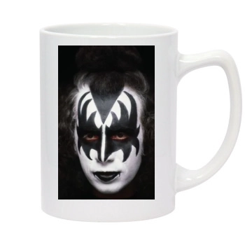 KISS 14oz White Statesman Mug