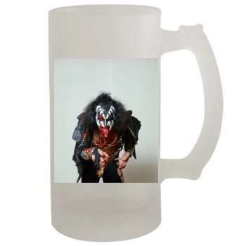 KISS 16oz Frosted Beer Stein