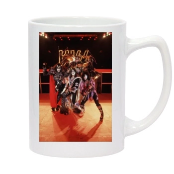 KISS 14oz White Statesman Mug