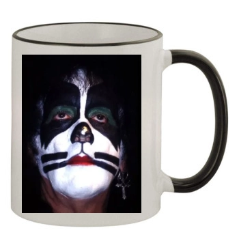 KISS 11oz Colored Rim & Handle Mug